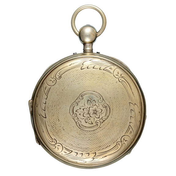 A silver French quarter repeating verge automaton Circa 1820 A silver French quarter repeating verge automaton Circa 1820