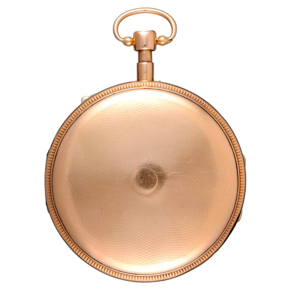 A gold Swiss quarter repeating verge automaton Circa 1820 A gold Swiss quarter repeating verge automaton Circa 1820