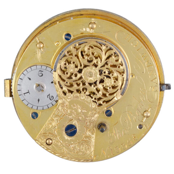 An English verge pocket watch in silver pair cases Circa 1820 An English verge pocket watch in silver pair cases Circa 1820