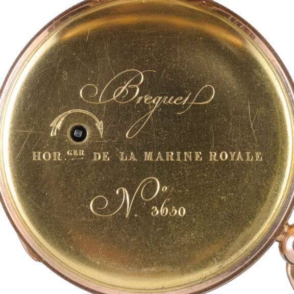A gold quarter repeating ruby cylinder by Breguet Circa 1821 A gold quarter repeating ruby cylinder by Breguet Circa 1821