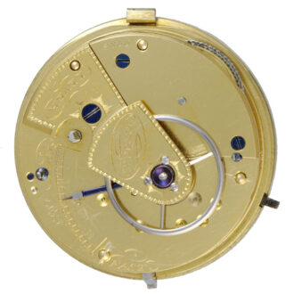 An English Massey lever watch in silver pair cases Circa 1824 An English Massey lever watch in silver pair cases Circa 1824