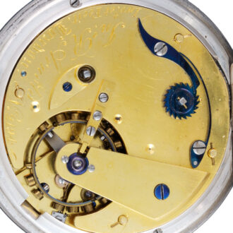 An English chronometer by Arnold in a silver case Circa 1825