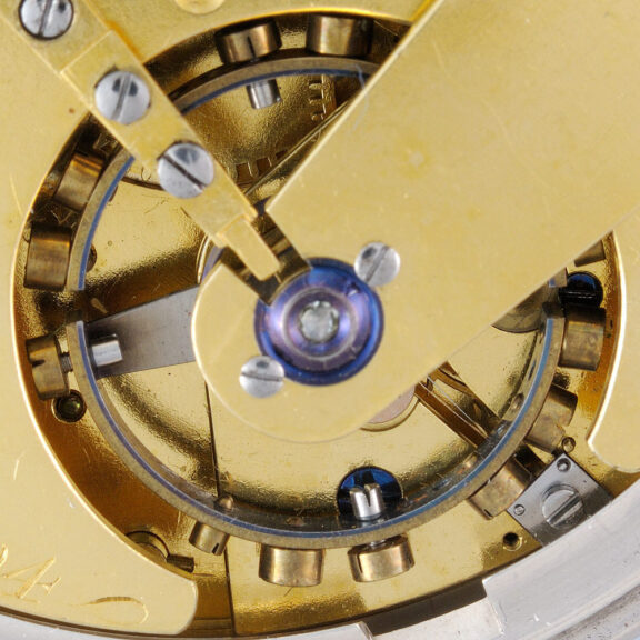 An English chronometer by Arnold in a silver case Circa 1825 An English chronometer by Arnold in a silver case Circa 1825