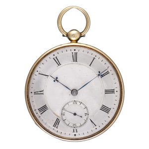 English 18K gold duplex Lépine pocket watch Circa 1827