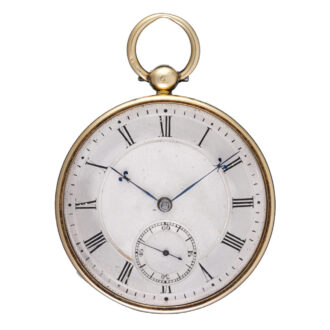English 18K gold duplex Lépine pocket watch Circa 1827