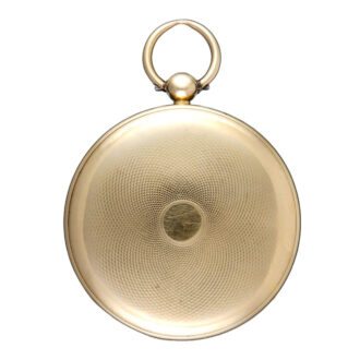 English 18K gold duplex Lépine pocket watch Circa 1827