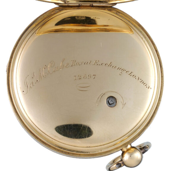 English 18K gold duplex Lépine pocket watch Circa 1827 English 18K gold duplex Lépine pocket watch Circa 1827
