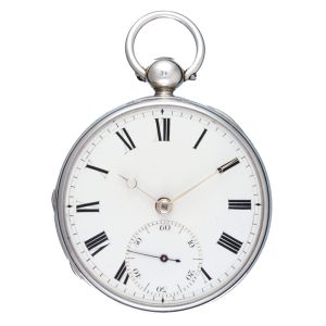 An English fusee lever with chronometer balance Circa 1828