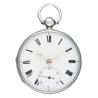 An English fusee lever with chronometer balance Circa 1828
