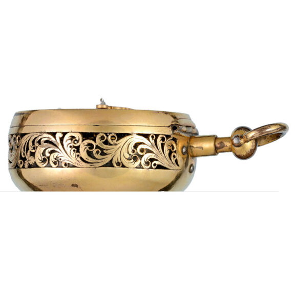 A English gilt quarter repeating verge by Thomas Tompion Circa 1698 A English gilt quarter repeating verge by Thomas Tompion Circa 1698