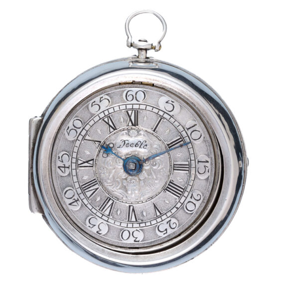 Early Irish silver verge watch in plane pair cases Circa 1700