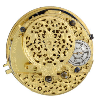 English silver champleve dial verge pocket watch Circa 1700