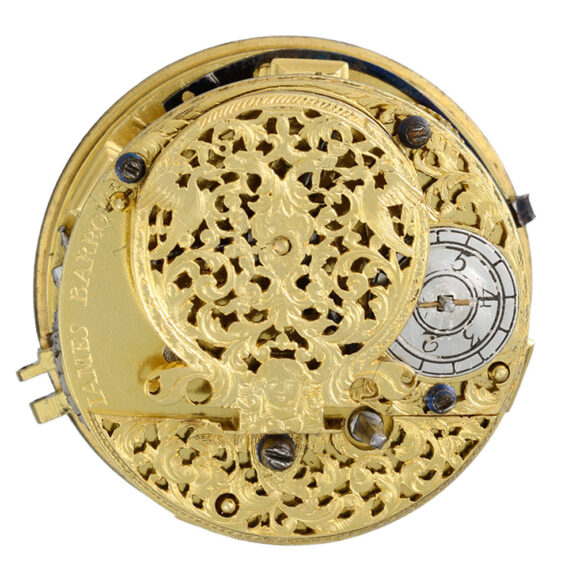 English silver champleve dial verge pocket watch Circa 1700 English silver champleve dial verge pocket watch Circa 1700