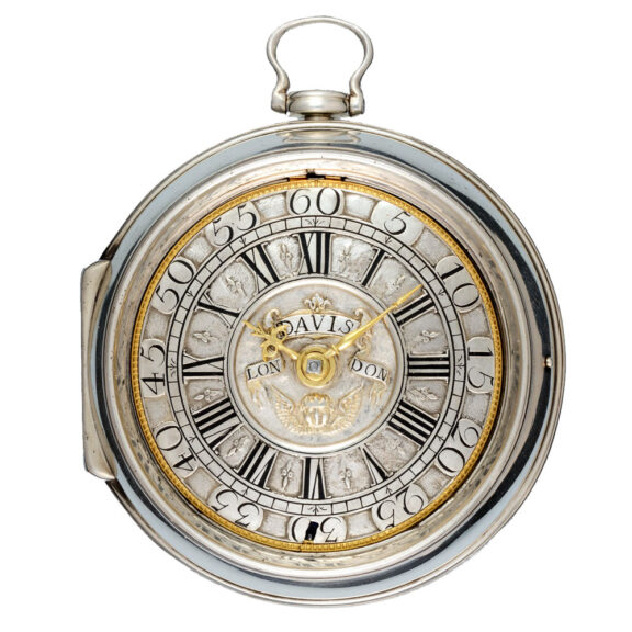 English silver champleve dial verge pocket watch Circa 1715