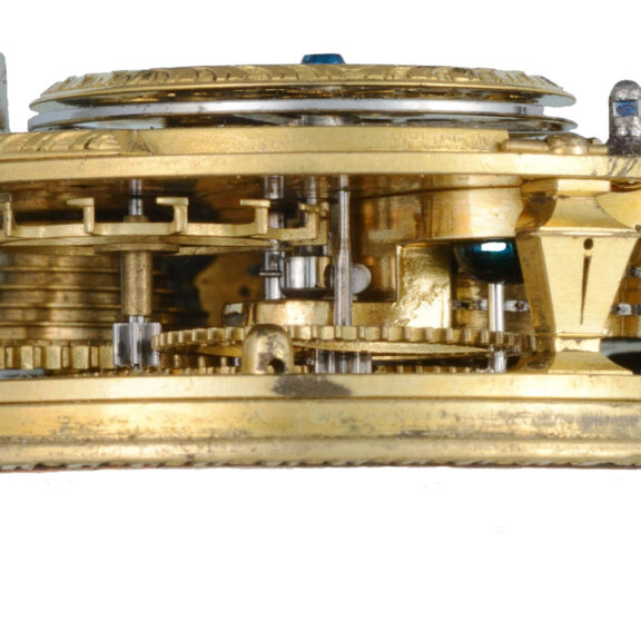 Cylinder George Graham in gilt and leather pair cases Circa 1727 Cylinder George Graham in gilt and leather pair cases Circa 1727