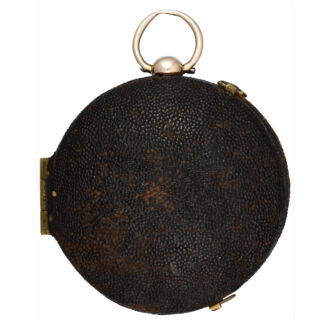 English gold pair cased watch with shagreen protective Circa 1731