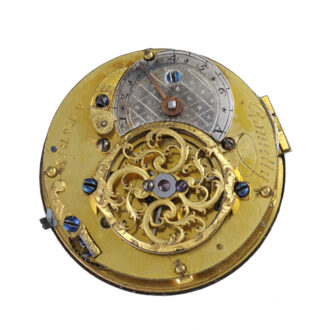 French verge in a gold and enamel consular case circa 1760