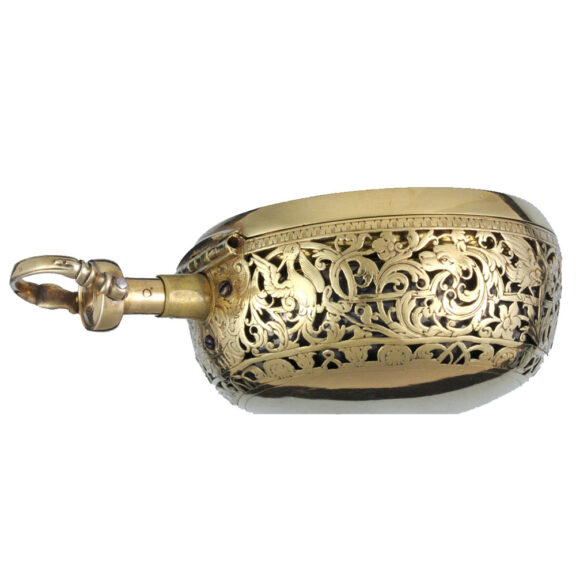 English 22 carat repousse quarter repeating cylinder Circa 1760 English 22 carat repousse quarter repeating cylinder Circa 1760
