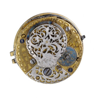 English silver pair cased verge pocket watch circa 1774