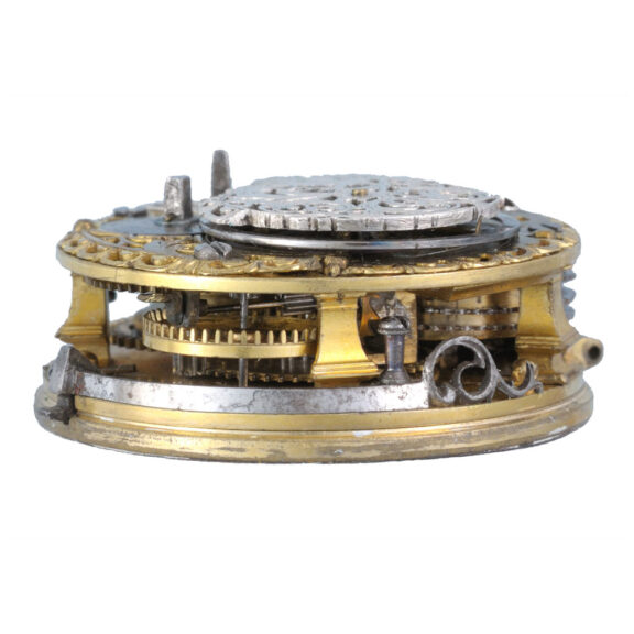 English silver pair cased verge pocket watch circa 1774 English silver pair cased verge pocket watch circa 1774