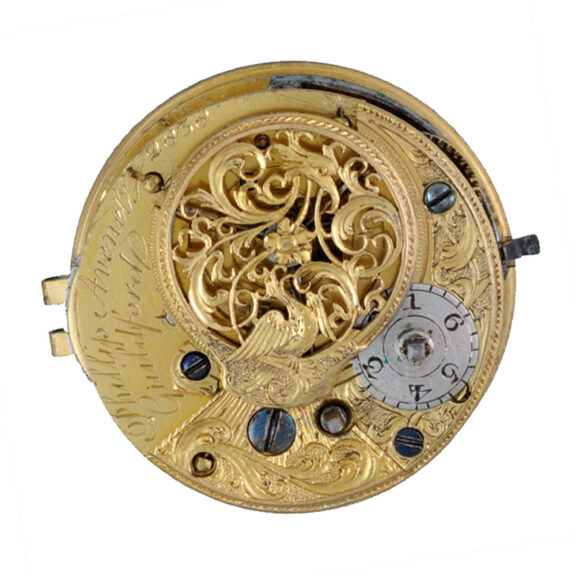 A English verge pocket watch in silver pair cases Circa 1778 A English verge pocket watch in silver pair cases Circa 1778