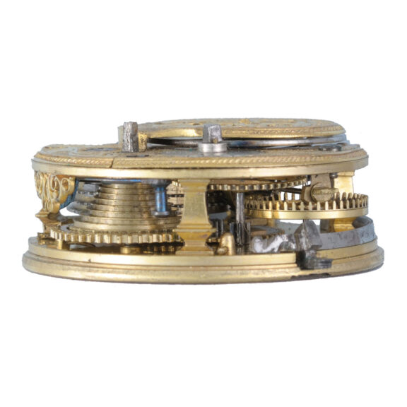 A English verge pocket watch in silver pair cases Circa 1778 A English verge pocket watch in silver pair cases Circa 1778