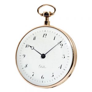 German minute repeating pocket watch with Carillon Circa 1790