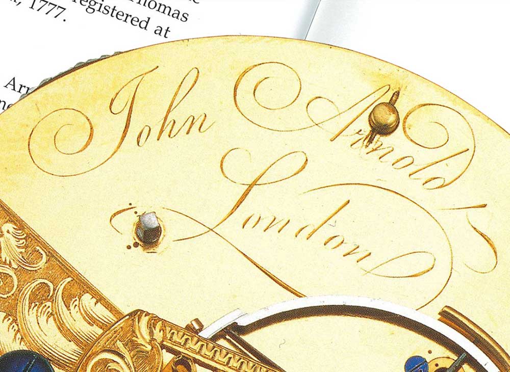 Pocket watch signed John Arnold London