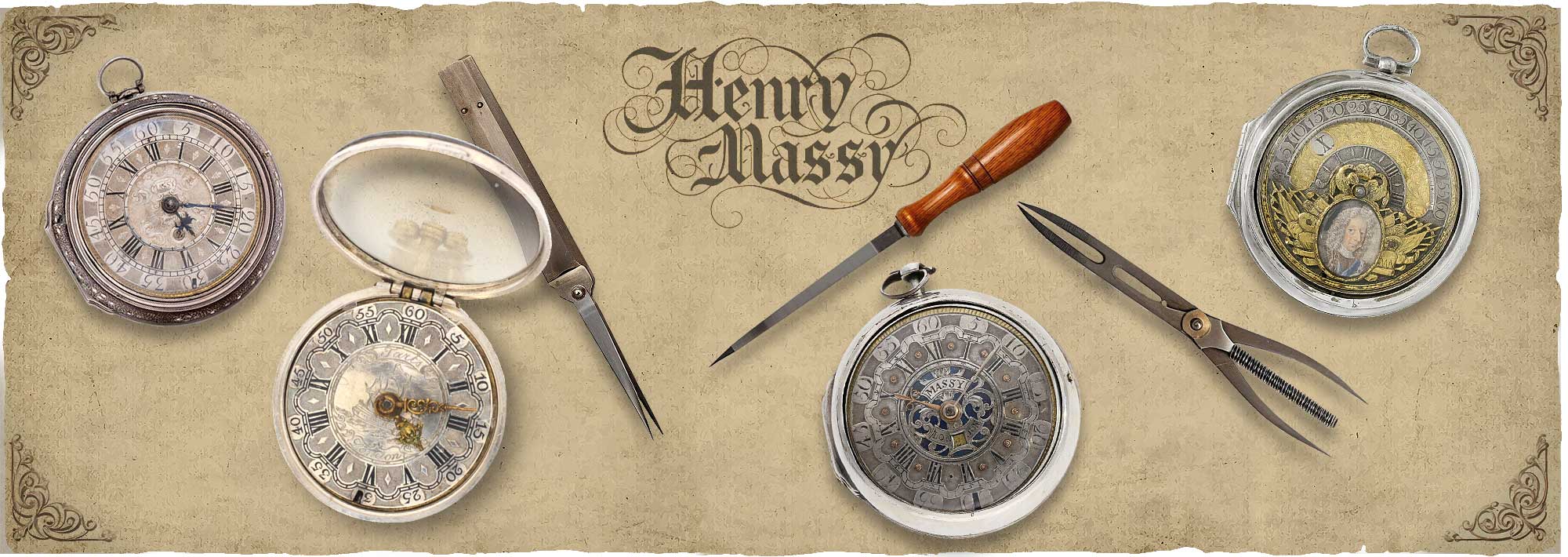 Pocket watches by Henry Massy London