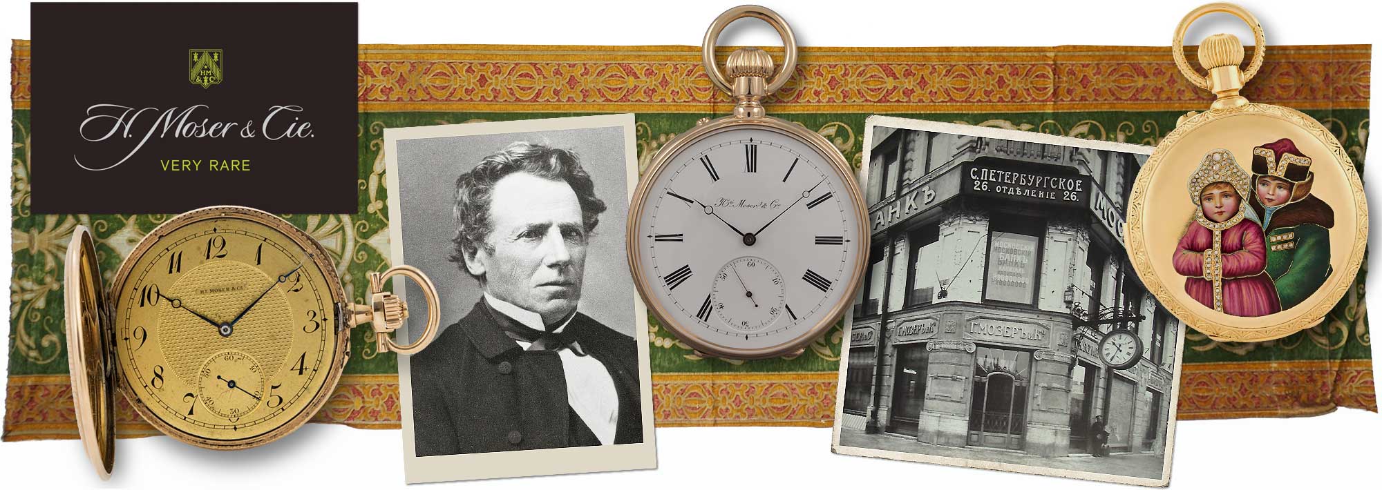 Pocket watches by H. Moser & Cie