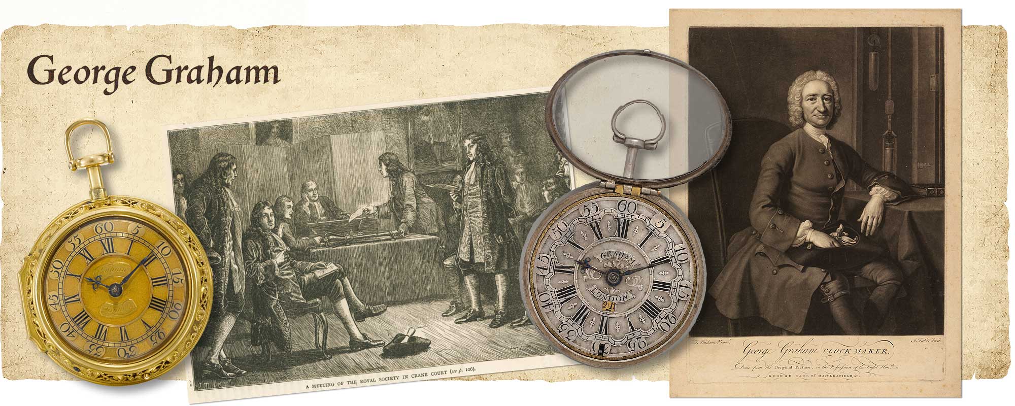 Renowned clock and watchmaker George Graham