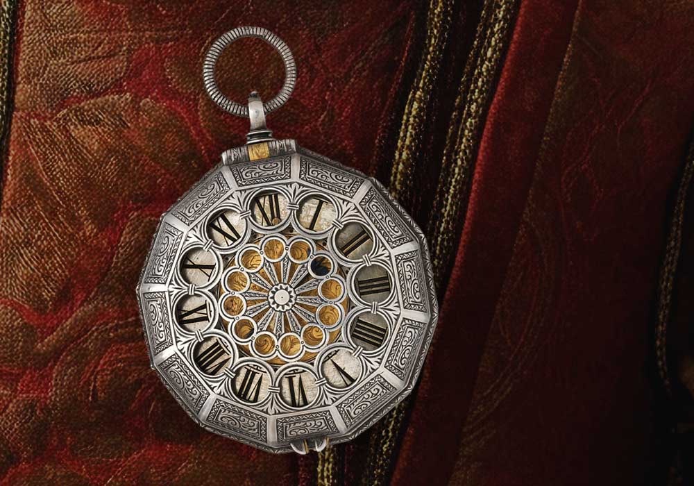 Repeater watch and key from Bartholomew Newsam ca. 1565