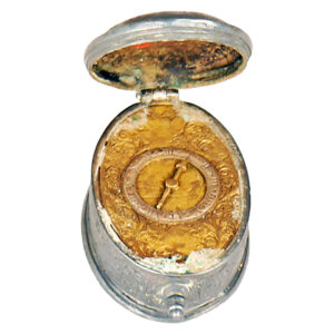 German electrotype oval verge pendant watch Circa 1800