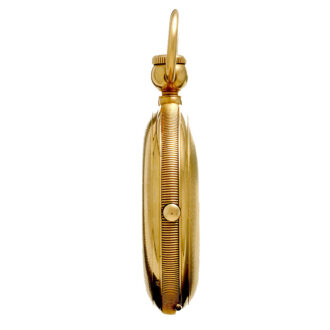 Swiss 18K gold hunting cased lever pocket watch Circa 1886