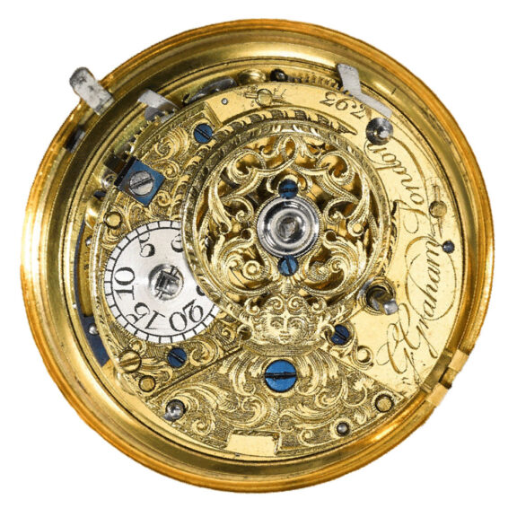 An early English gold verge watch by George Graham Circa 1738 An early English gold verge watch by George Graham Circa 1738