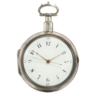 An English silver coach watch with centre seconds Circa 1796