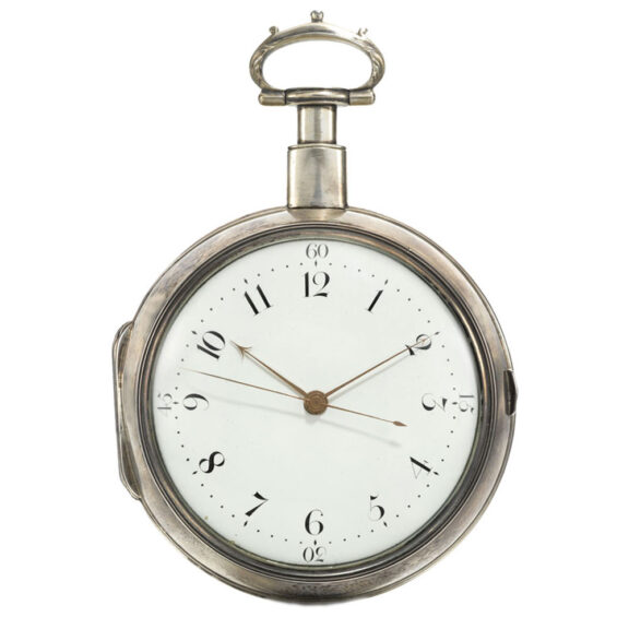 An English silver coach watch with centre seconds Circa 1796