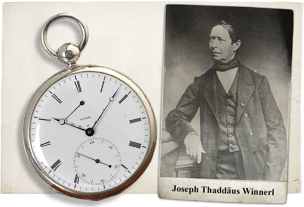Pocket watch with ‘seconde independante’ by Joseph Thaddäus Winnerl