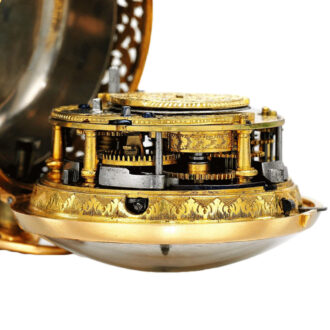 An English gold early quarter repeating verge watch Circa 1711
