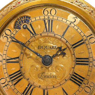 An early important English gold clock watch Circa 1712-1714