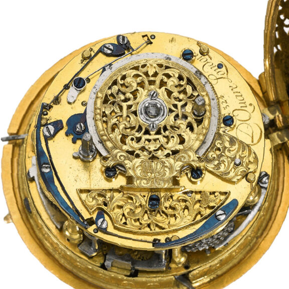 An early important English gold clock watch Circa 1712-1714 An early important English gold clock watch Circa 1712-1714