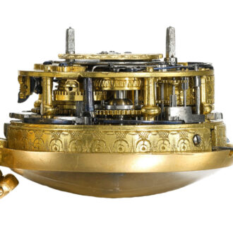 An early important English gold clock watch Circa 1712-1714