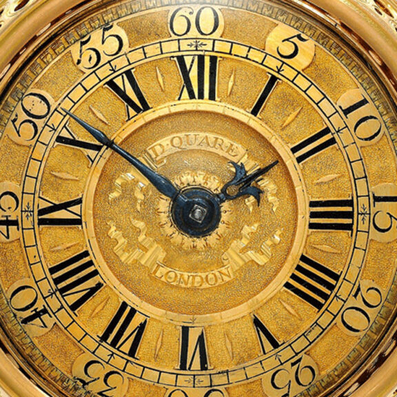 A very fine English quarter repeating verge watch Circa 1715 A very fine English quarter repeating verge watch Circa 1715