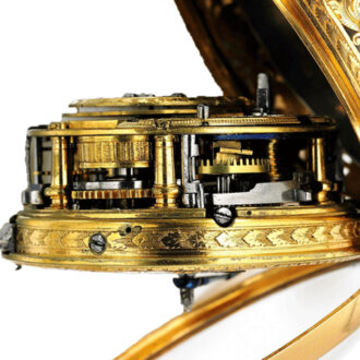 A very fine English quarter repeating verge watch Circa 1715