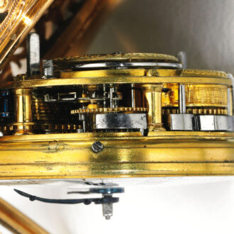 An English enamel half quarter repeating watch Circa 1770 An English enamel half quarter repeating watch Circa 1770