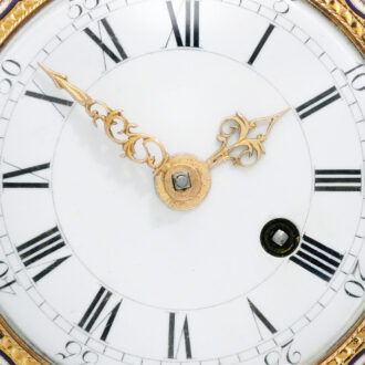 English gold and enamel consular-cased verge watch Circa 1771