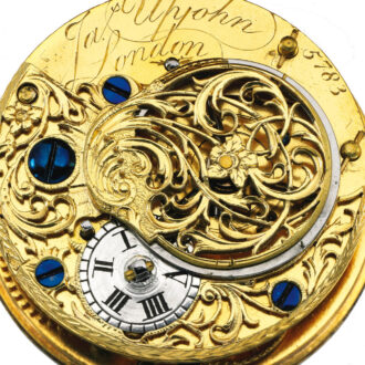 English gold and enamel consular-cased verge watch Circa 1771