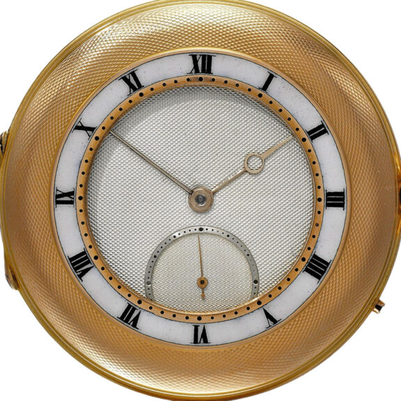 An English rare gold half hunting cased lever watch Circa 1909 An English rare gold half hunting cased lever watch Circa 1909
