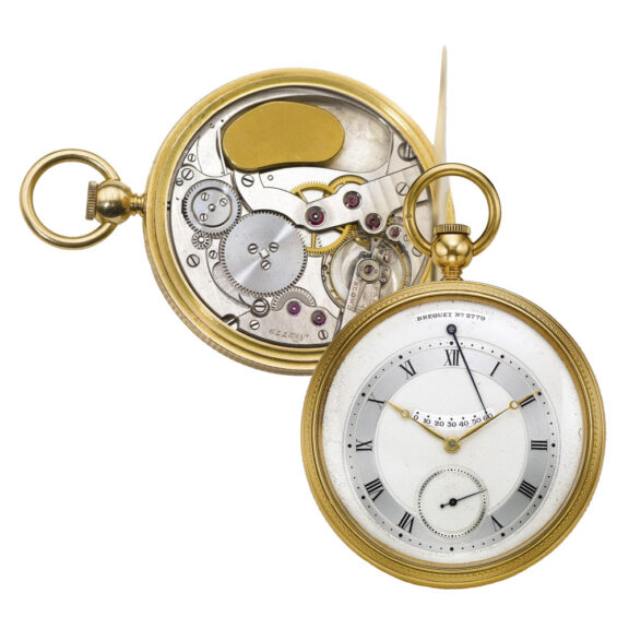 A rare Swiss gold automatic watch with power reserve Circa 1965