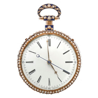 A Swiss quarter repeating, musical hour striking watch Circa 1815